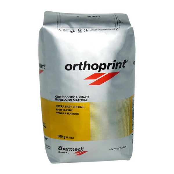 Ортопринт/Orthoprint - альгинат для ортодонтии, 500гр