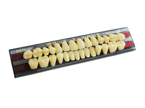 Зубы пластмассовые CLORIA NEW ASE фасон S3, цвет A3 (гарнитура-28шт)