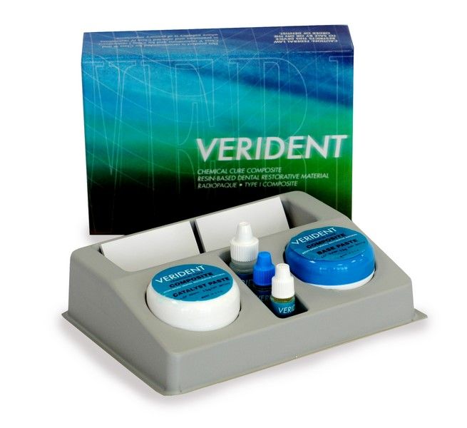ВериДент/VeriDent - композитный материал хим.отвержд. (паста-15+15г, протрав.гель-7,5мл, бонд-3+3мл)