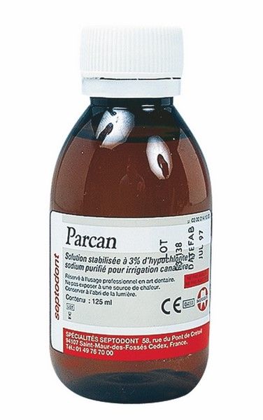 Паркан/Parcan solution - стабилизированный раствор для промывания каналов, 250 мл