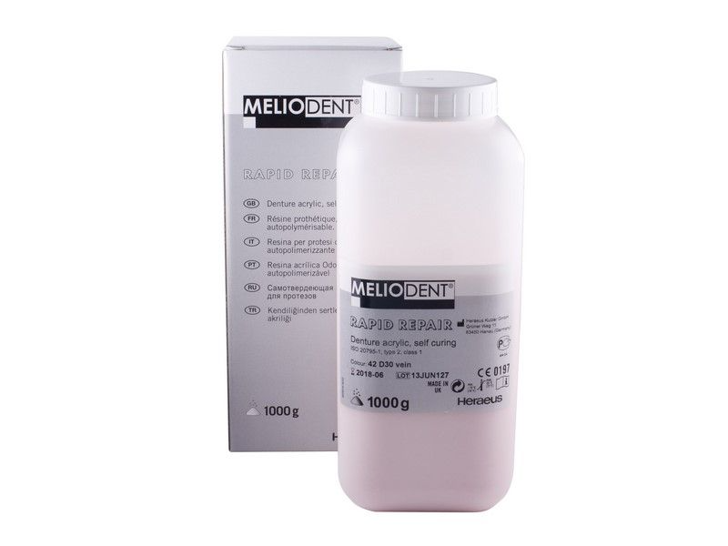 Мелиодент RR/Meliodent RR - пластмасса холод.полимер., 48-розовый, 1кг